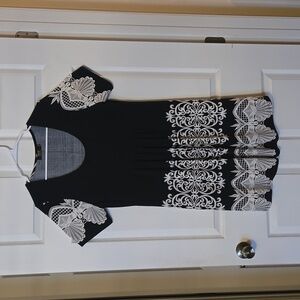 Super Cute Black Short Sleeved Dress Size 1XL